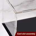 uxcell Acrylic Clear Display Case Box Dustproof Protection Showcase Cube Collectibles Show Box 9.8x9.8x3.9inch