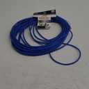 Monoprice Cat6A 50ft Blue Patch Cable Double Shielded (S/FTP) 26AWG 10G Pure Bare Copper Molded RJ45 Entegrade Series Ethernet Cable