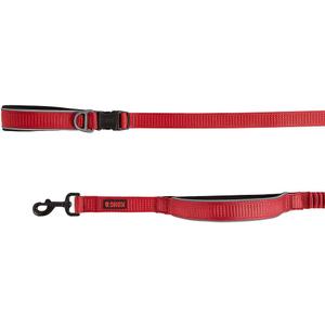KONG Reflective Shock Absorbing Hands-Free Bungee Dog Leash 6' (Red)
