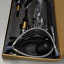 KENES Brushed Nickel Widespread Bathroom Faucet with Sprayer, 8 Inch 3 Hole Bathroom Sink Faucet with Pull Out Sprayer, Pull Down Vanity Faucet with Pop Up Drain & Supply Lines LJ-9068