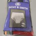 Yacht And Smith Mens Cotton White Brief Size Large 14-16 - Mens Underwear,  3 Pack