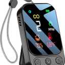 Portable Carbon Monoxide Detectors [3-in-1] Mini Size CO Monitor with Kickstand & Lanyard 85 dB Alarm [CO Temperature Humidity Sensor] for Indoor Outdoor Camping Travel RV Hotel (Dark Grey)