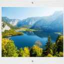 Rebecca Luxurious- Frameless Acrylic Picture Frame 16x20 Inch - Ultra Clear 4mm Acrylic Floating Frame with Silver Brackets - Easy Wall Installation for Certificates, Graduation, Family Photos, Documents - Modern Photo Display (Transparent, 16x20)