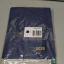 2026 Textured Cover Weekly Monthly Planner, 8"x10": 14 Months (November 2025 - December 2026) / 2026 Calendar / 2026 Weekly Calendar/Weekly Planner Organizer (Navy) (Blue)