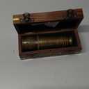Handcrafted Brass Maritime Telescope With Wooden Box (Style 5)