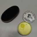 Striking Viking Beard Balm for Men – Light Hold, Unscented, 2 Oz + Striking Viking Boars Hair Beard Brush for Men - 4.2" Ergonomic Design with Naturally Derived Beach Wood