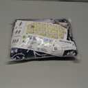 hyha Couch Covers, Chair/Sofa Covers, Floral Pattern, Stretch, Printed, 2 Pieces, Armchair Slipcover, Separate Couch Cushion Slipcover, Furniture Protector for Dogs(Armchair, Baroque) (Small, Blue)