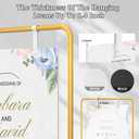 Wedding Sign Holder,Adjustable Welcome to Our Wedding Sign Holder Stand,Gold Easel Stand for Sign,W/Design Bundle & Leather Sign Hanging Straps,for Party,Wedding,Baby Shower,Graduation (Gold 4.2ft OR 5.7ft)