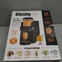 Slushie Machine for Home, Ice Cream Maker, 40OZ Capacity, Black | Slushy Margarita Frozen Drink Soft Serve Ice Cream Machine, 6 Preset, No Ice Needed, Fast Freeze, Temp Control, Easy to Clean