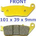 Front Brake Pads Rear Shoes Drum for Honda Shadow Spirit VT750 C2 DC 2001-2014 - VT750 Aero 2004-2015 - Shadow Phantom C2B 2010-2021 - Deluxe C/CD 1998-2003 - VT750 RS 2010-2014 FA196 343