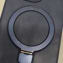 TORRAS Upgraded 360 Spin Magnetic Stand for iPhone , Fit for MagSafe, Built-in Kickstand & Ring Holder, Mil-Grade Protective Soft Edge Translucent Case , Black 6.5x3.3 Inch