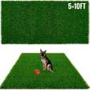 Sunturf Fake Grass for Dogs to Pee on, Artificial Grass for Dogs , Dog Pee Pads Extra Large, Outdoor Grass Mats, Washable, 5x10FT Puppy Potty Training Rug, Strong Permeability, Washable