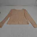 Women's Pearl Rhinestone See Through Long Sleeve Mesh Blouse One Piece Cover Up Halloween Festival Crop Top 2XL