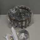 2-Light Farmhouse Wood Pendant Lights Rustic Wood Chandeliers with Black Metal, 13 Inch Adjustable Hanging Ceiling Lighting for Kitchen Dining Room Entryway Foyer Hallway Lighting