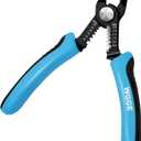 WGGE Wire Cutters Precision Flush Pliers with Supplementary Stripping, Cutting Pliers, Handy and Slim Diagonal Cutters, Ultra Sharp Wire Cutter, 10-20AWG wire stripper (6 inch) 