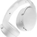 Skullcandy Crusher Evo Wireless Bluetooth Headphones with Multi-Sensory Bass, Noise Isolating Over-Ear Fit, Up to 40 Hours Battery, Microphone for iPhone Android - Bone