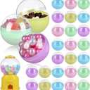 2. 36 Inch Vending Capsule: 50pcs Gumball Vending Machine Capsule - Colorful Plastic Fillable Balls for Candy Party Favor Prize