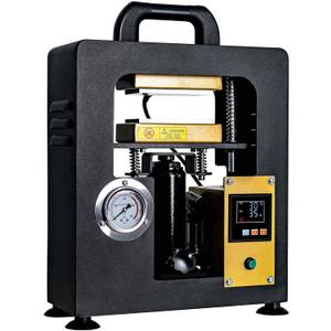 Hydraulic Heat Press Machine, 5 Tons Pressure 600W Machine with 3 x 5 inch Dual Heating Plates, Digital Timer and Temperature Control