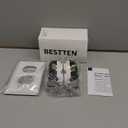 BESTTEN 2 Pack Combination Toggle Light Switch and Duplex Receptacle Outlet, Single Pole Toggle Wall Switch, Grounded Outlet, Combo Style, 15 Amp, Wallplate Included, UL Listed, White