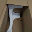 Squatty Potty Simple Curve Bathroom Toilet Stool 7" White