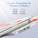 for MacBook Air 13.6 inch Case M4 M3 M2 2025 2024-2022 Release Model A3240 A3113 A2681, Sturdy Plastic Hard Shell Case for MacBook Air M2 13 inch with Touch ID, Spring Floral