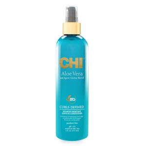 CHI Aloe Vera Humidity Resistant Leave-In Conditioner, For Defined, Smooth & Frizz-Free Curls, Sulfate, Paraben, & Cruelty-Free, 6 Oz
