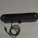 LENRUE Computer Speakers,PC Speakers for Desktop,Wired USB-Powered Sound-bar for Computer with 10W Stereo Sound and Colorful Light,Plug-n-Play (A39PRO /Black)