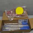 Fruit Picker, 8 ft Long Fruit Picker Pole with Basket Telescoping, Apple Fruit Tree Picker with Pole Extendable, Fruit Grabber & Cather with Stainless Steel Pole for Mango, Orange, Fig, Lemon