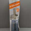 2000 lbs Trailer Jack with Dual Wheel, Heavy Duty Swivel Boat Jack, 12" Lift, Bolt-on Tongue Trailer Jacks for RV Boat Trailers, Silver