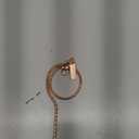 MOUTAKEY Phone Wrist Strap Metal Phone Chain Wristlet Strap Detachable iPhone Lanyard Wrist with 2 Tether Tabs iPhone Charm strap For Women Girls Shopping Traveling Party Walking (Short, Rose Gold)