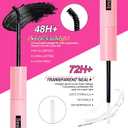 MilyBest Lash Clusters Kit Wispy, 10-18mm Fluffy Volume 100D Eyelash Clusters D Curl - Reusable DIY Lash Extension Kit for Beginners, Thick Cluster Eyelash Extensions with Bond and Seal Tweezers