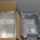 Stainless Steel Litter Box with Lid,14 XXL Litter Metal Litter Box with High Sided, Anti-Urine Leakage, Easy Cleaning & Odor-Less, Include Scoop