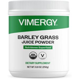 Vimergy Barley Grass Juice Powder, Organic Superfood, 250g, 63 Servings