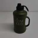 Gym Keg Insulated Water Bottle - 40oz with Handle and Lid- Big Metal Water Bottle - Easy to Clean with Wide Mouth Design - Large Capacity Metal Water Jug Ideal Gift for Friends and Love Ones