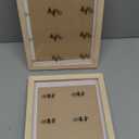KINLINK 9x12 Kids Art Frame Set of 2, Solid Wood Kids Artwork Frames Changeable with Front Opening Hold 150 Pictures, Art Frames for Kids Art with Matwithout Mat 9x12 Picture Frame Natural