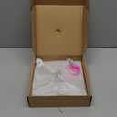 Hibbent Thickness Metal Rain Shower Head, 8 Inch High Pressure Rainfall Shower Head, Square Bathroom Waterfall Shower Heads, High Flow Fixed Showerheads with Adjustable Brass Ball Joint, Chrome