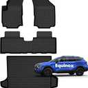 for Chevy Equinox/GMC Terrain Floor Mats 2018-2024 Car Mats for Chevy Equinox All Weather Floor Mats Cargo Liner Accessories 2024 2023 2022 2021 2020 2019 2018