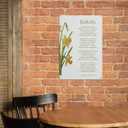 William Wordsworth Daffodils Poetry Quote Metal Wall Decor Classic Literary Nature Home Office 8x12 Inches Aluminum