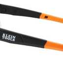 KLEIN TOOLS 60171 Safety Glasses, PPE Protective Eyewear with Semi Frame, Scratch Resistant and Anti-Fog, Clear Lens, 2-Pack