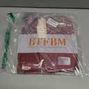 BTFBM 2025 Womens Summer Fall Long Satin Skirt Silk Elegant High Waist Cocktail Party Wedding Flowy A-Line Midi Skirts (Red, L)