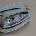 Play Purse for Little Girl, Princess Frozen Toy Purse with Accessories, Pretend Makeup Set, Handbag, Wallet, Water Bottle, Birthday Toy for Girl 3 4 5 6 7 8 Year Old