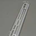 2 Pack Small Tension Rods 26 in to 39 Curtain Rods Window Rods in Extendable Width Spring Cupboard Bars for Kitchen Utensils, Closet, and Cabinet