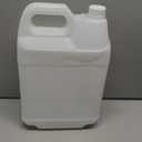 BPFY 1 Pack 2.5 Gallon Clear Plastic Jugs with Lids, Water Jug Storage Containers with Ergonomic Handle, HDPE Containers for Water, Sauces, Beverage, Soaps, Liquids