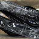 Dualshine 24 Pcs Disposable Black Plastic Serving Utensils,8 Set Including 9.72" Plastic Serving Spoons, Forks and 8.46" Tongs, for Dinner Parties, Buffets,Banquets, Events, Weddings, and Daily Use