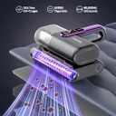 FEPPO Cordless Mattress Vacuum Cleaner, 18Kpa Bed Vacuum with 253.7nm UV-C Light, Ultrasonic, Dust Sensor & LED Display, 52800 BPM Handheld Vacuums for Bed, Sofa, Couch, Crib