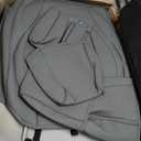 Coverado JK Seat Covers for Jeep Wrangler, Leather Front Seat Covers for Automotive Truck Wrangler Seat Covers Custom Fit for 2008-2012 Jeep Wrangler 2-Door/4-Door, Full Coverage Seat Cushion(Gray)