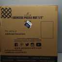 ProsourceFit Puzzle Exercise Mat  in, EVA Interlocking Foam Floor Tiles for Home Gym, Mat for Home Workout Equipment, Floor Padding for Kids, Black, 24 in x 24 in x  in, 48 Sq Ft - 12 Tiles