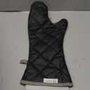 Outset 76177 Grill Mitt, Cotton, Black