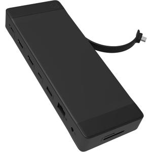 ZAGG 9-Port Hub  2 USB-C, 2 HDMI (4K 60Hz), 1 USB-A (10Gbps), Ethernet, Audio Jack, SD & MicroSD Card Readers - Multi-Device Connectivity for iPadOS, ChromeOS, Android, Windows