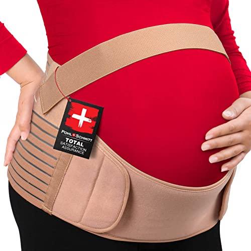 POHL SCHMITT PerfectFit, Pregnancy Support Maternity Belt and Postpartum Band - Relieve Back, Pelvic, Hip Pain, Breathable and Adjustable Back Support, XL